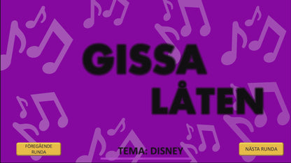 GISSA DISNEY LÅTEN - DISNEY LÅTAR